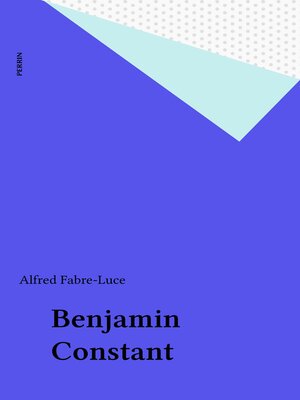 cover image of Benjamin Constant